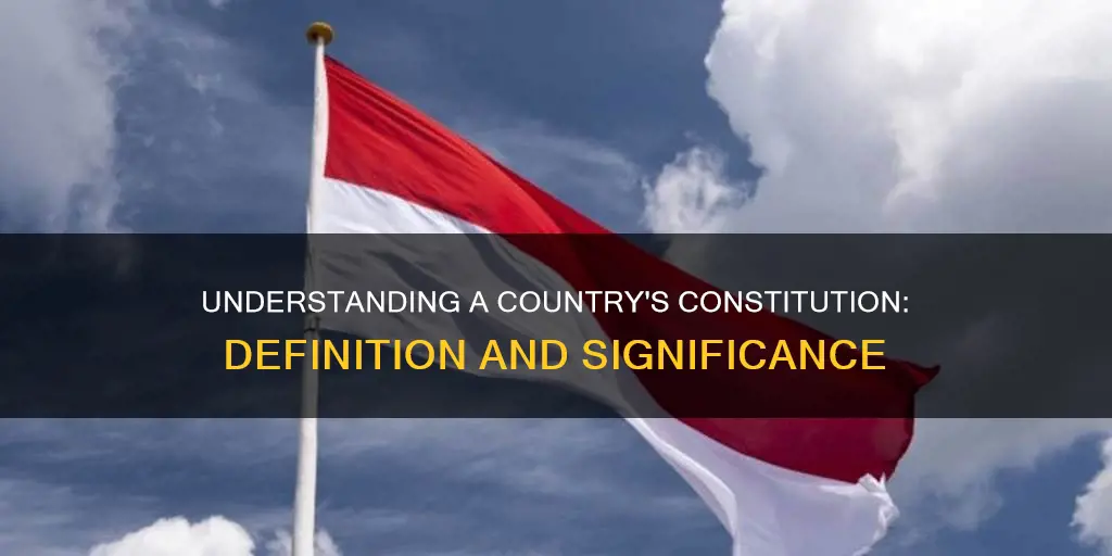what is meant by the constitution of a country