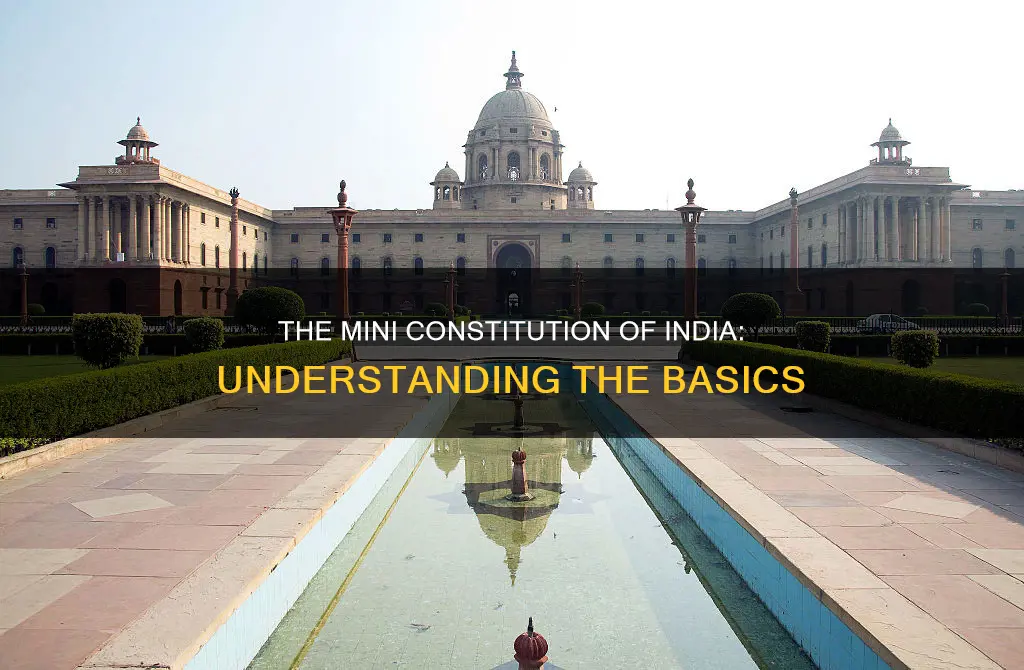 what is mini constitution of india