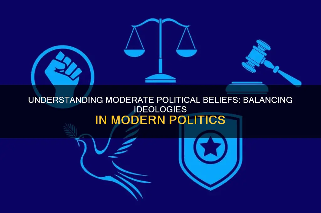 what is moderate political belief