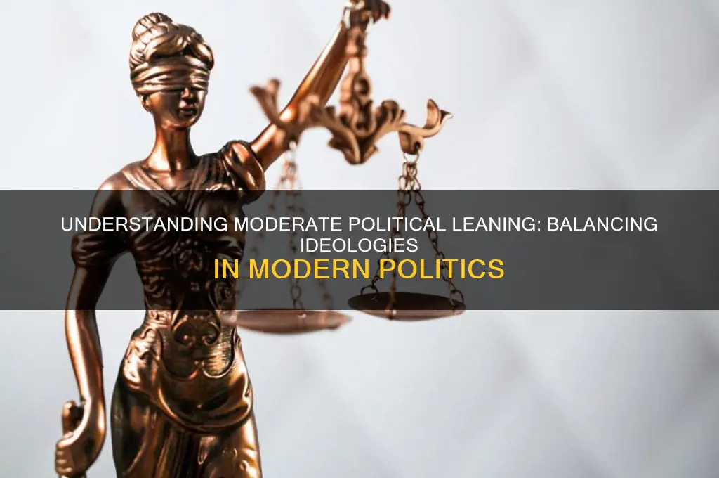 what is moderate political leaning