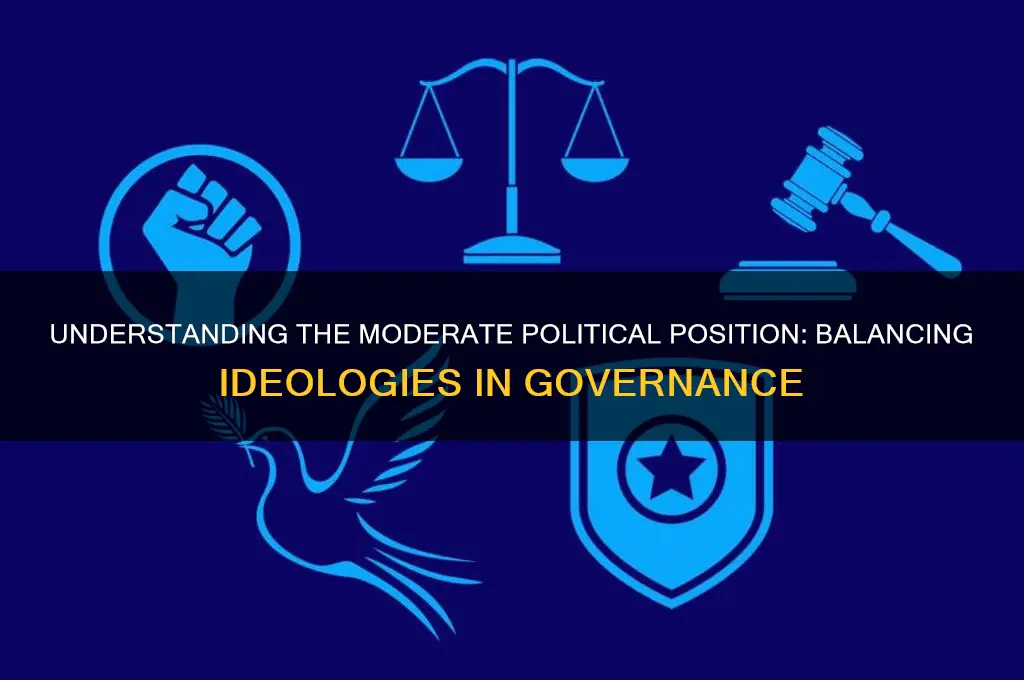 what is moderate political position