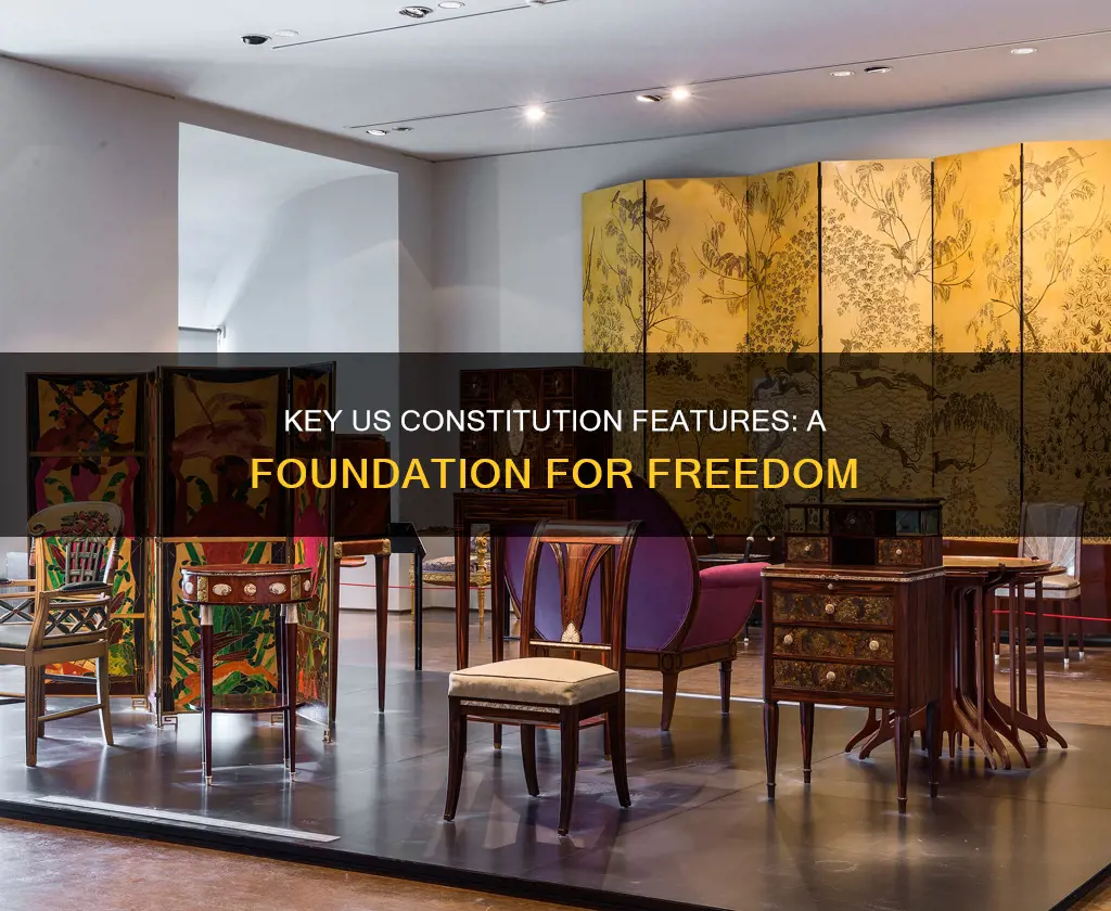 what is most important features of the u s constitution