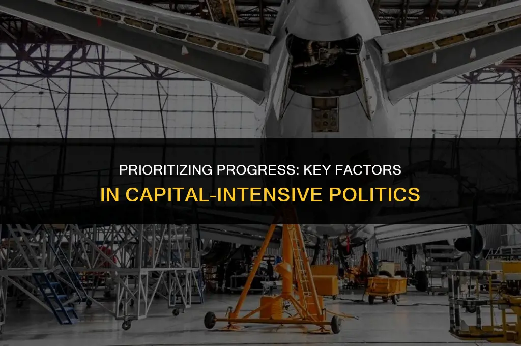 what is most important in capital intensive politics