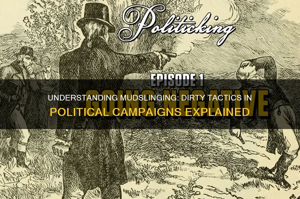 what is mudslinging in politics