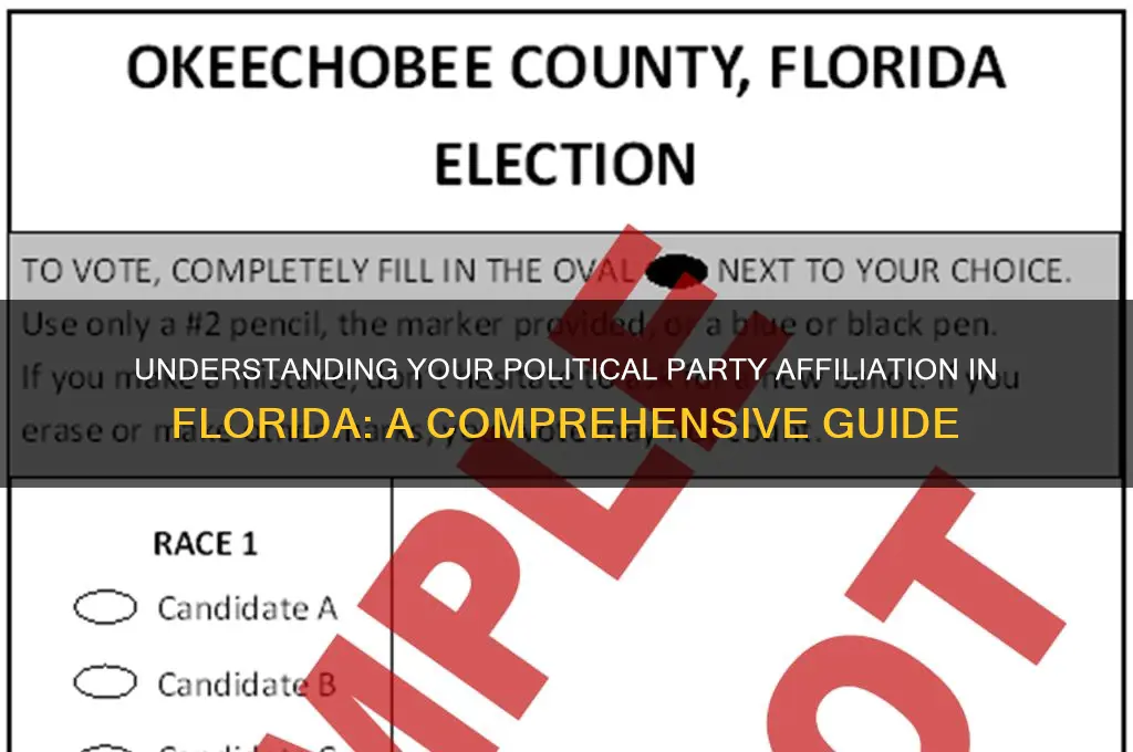 what is my political party fl