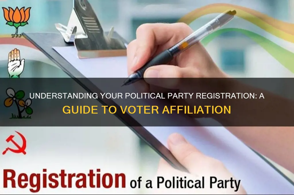 what is my political party registration