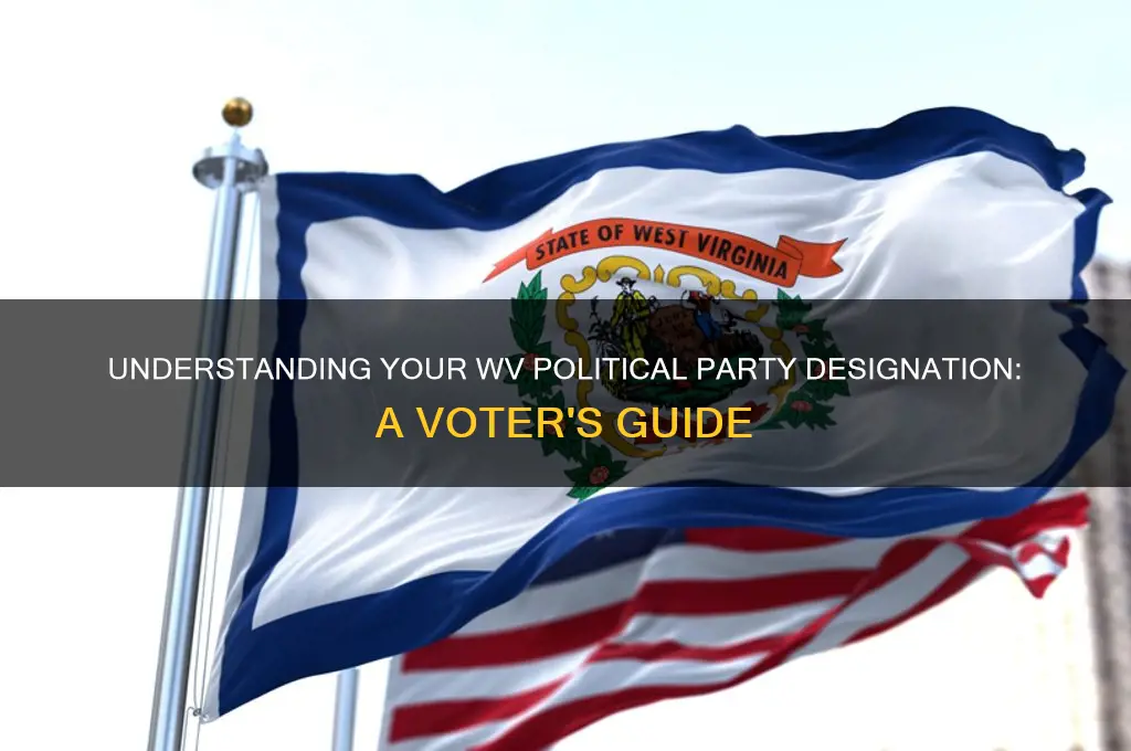what is my wv political party designation