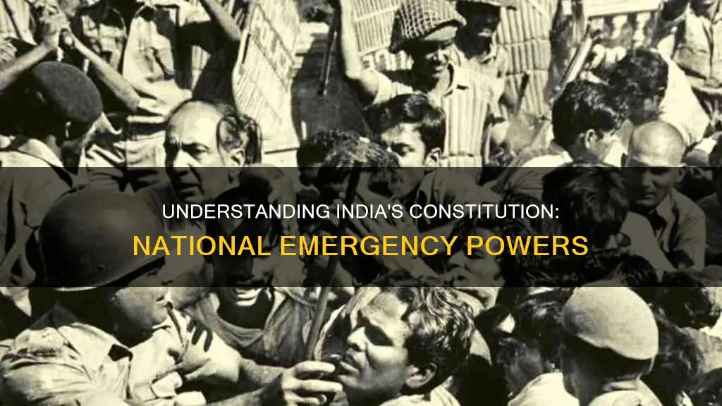 what is national emergency in indian constitution