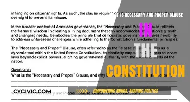 The Necessary and Proper Clause Explained