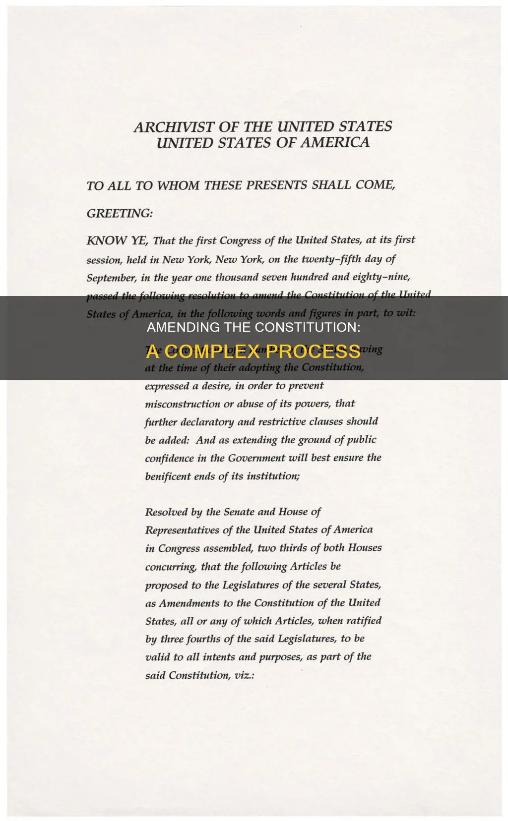 what is needed to add an amendment to the constitution