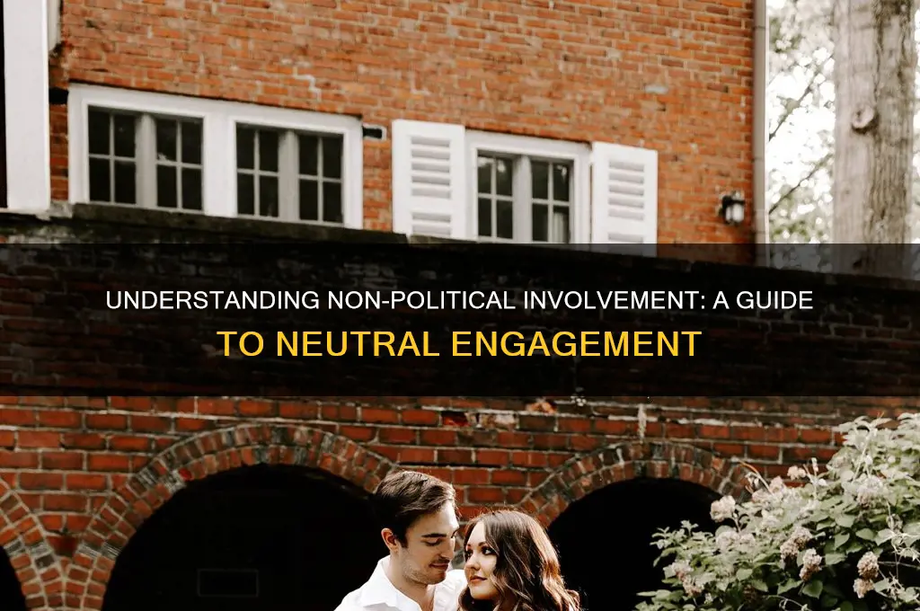 what is non political involvment