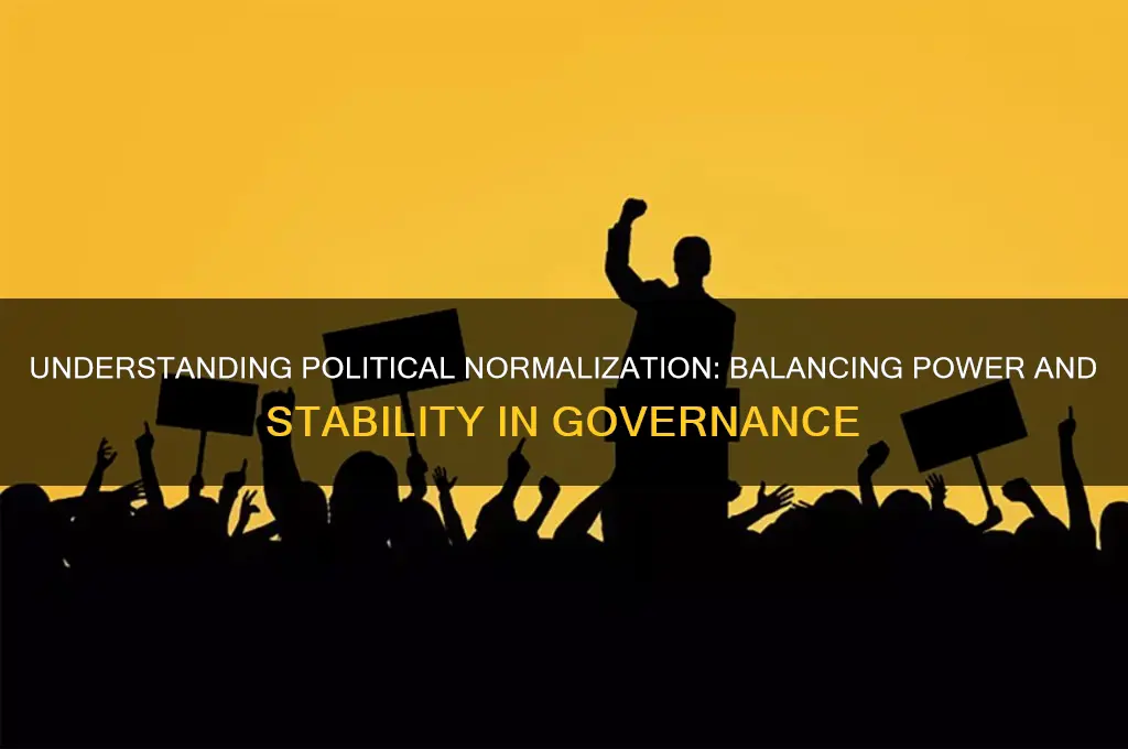 what is normalization in politics