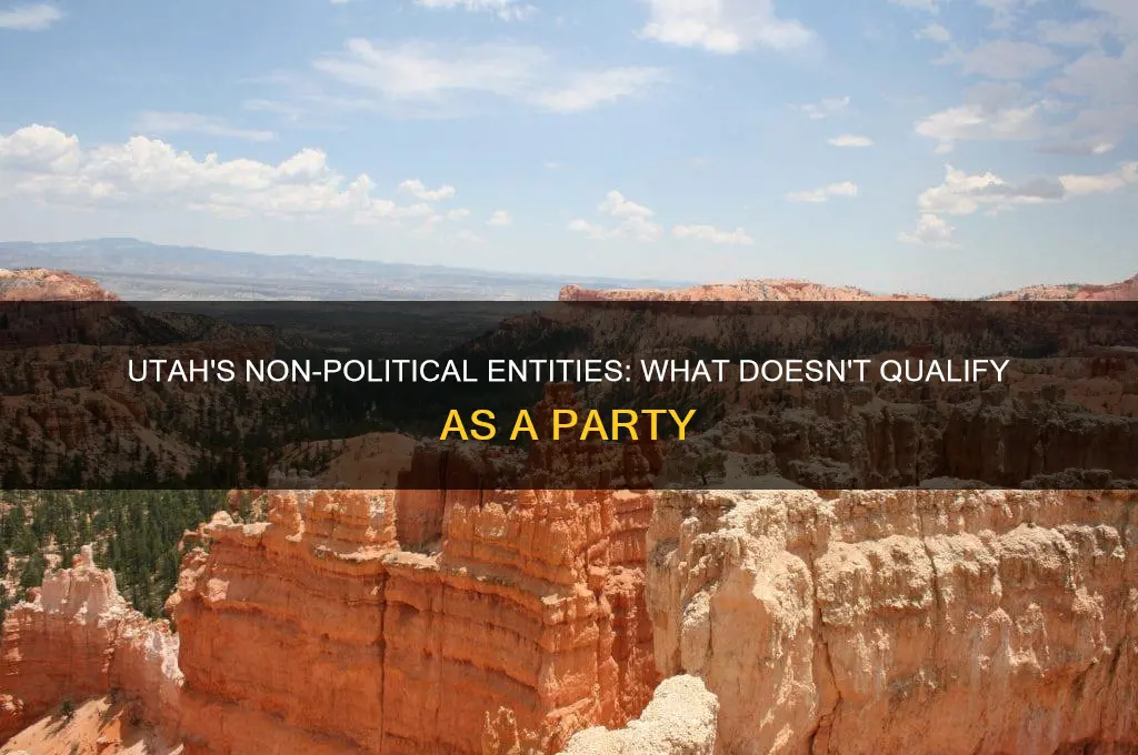 what is not a political party in utah
