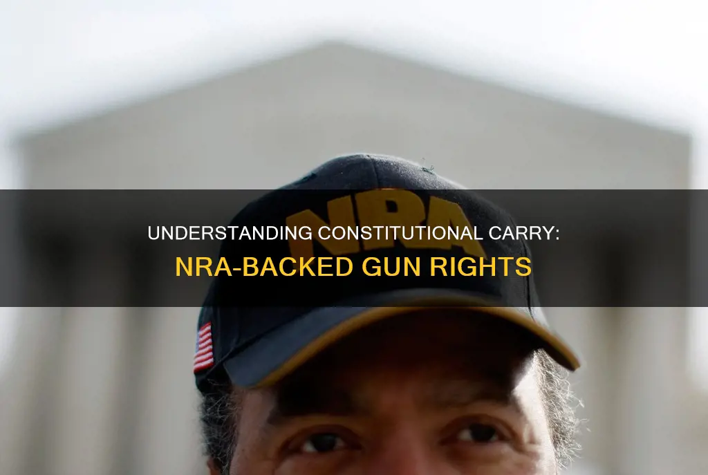 what is nra backed constitutional carry