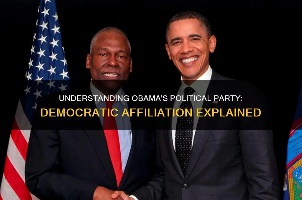 what is obama political party affiliation