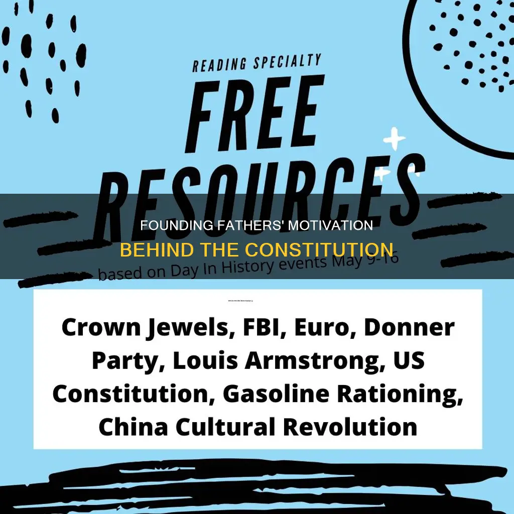 what is one motivation behind establishing the constitution