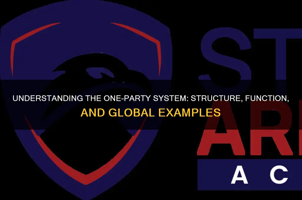 what is one political party system