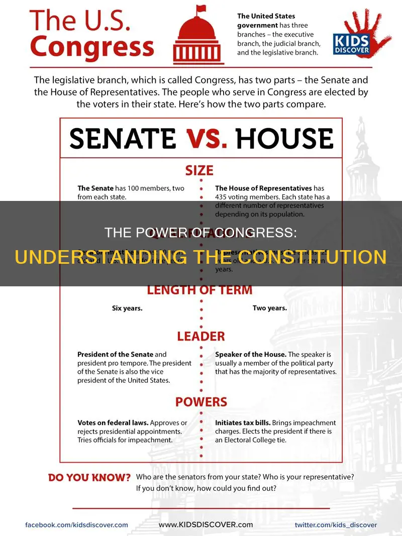 what is one power of congress listed in the constitution