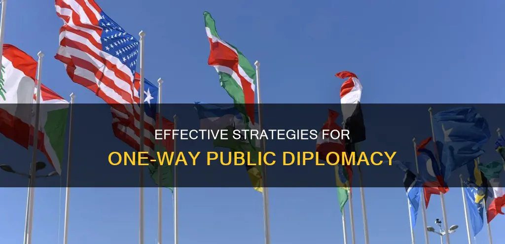 what is one way public diplomacy
