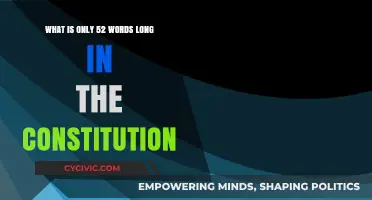 The Constitution's Surprising 52-Word Section