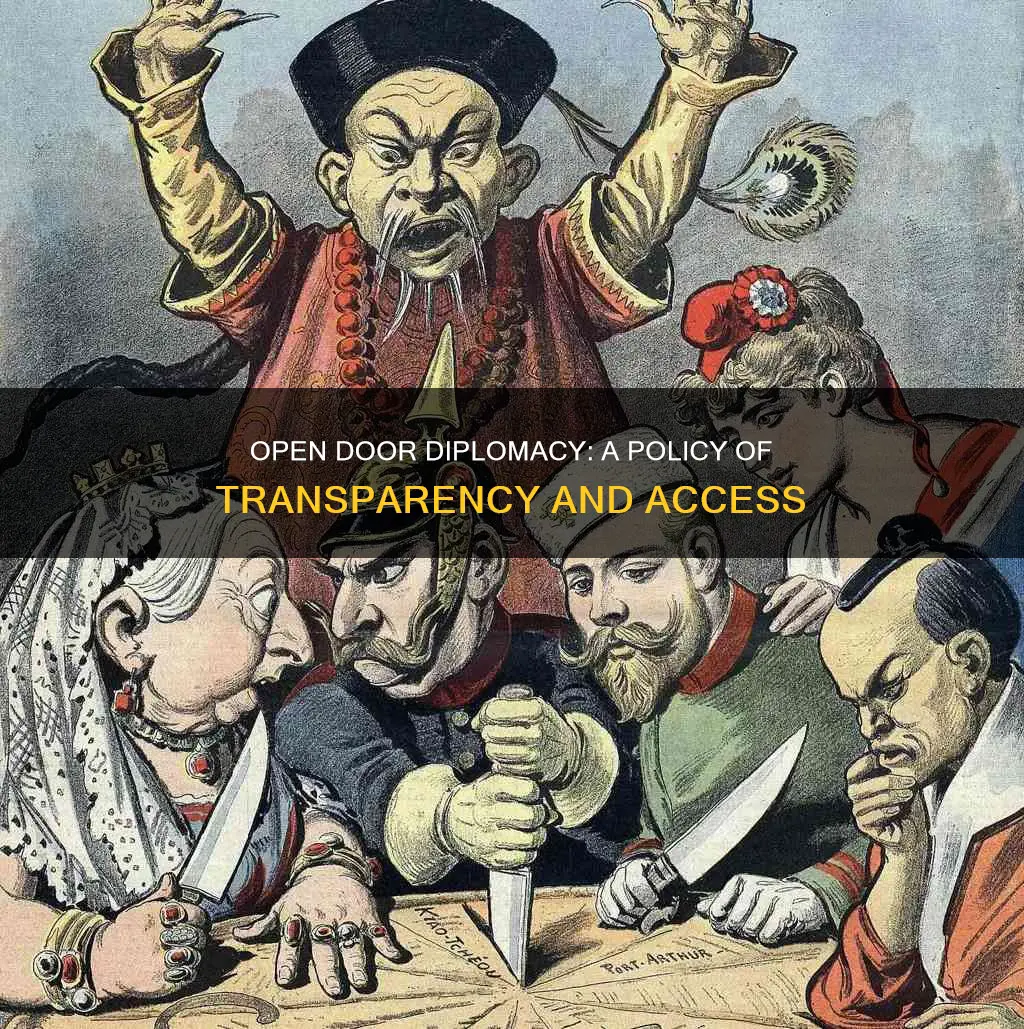 what is open door diplomacy