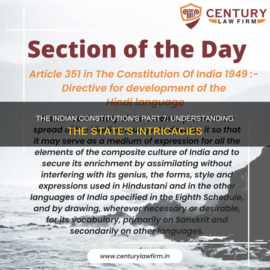 what is part 7 in indian constitution