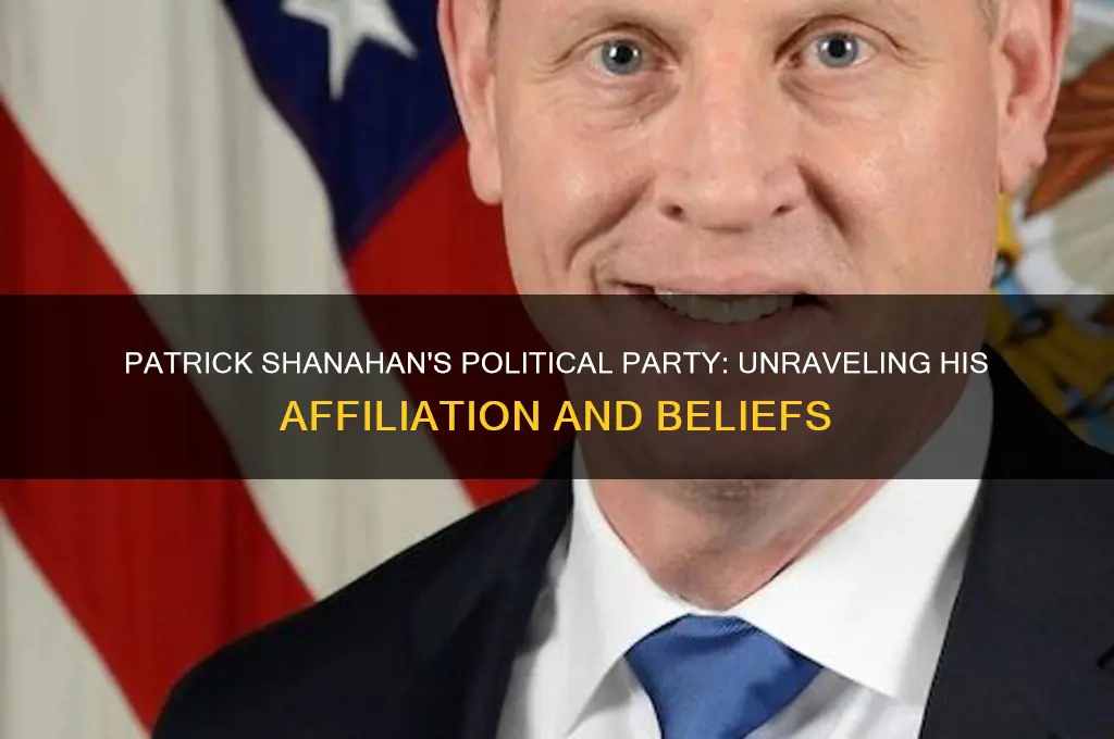 what is patrick shanahan political party