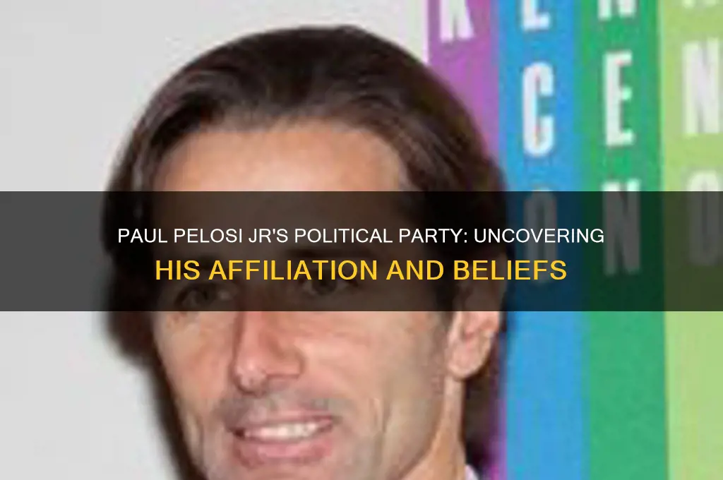 what is paul pelosi jr political party
