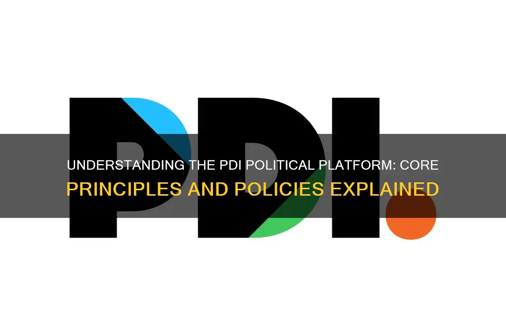 what is pdi political platform