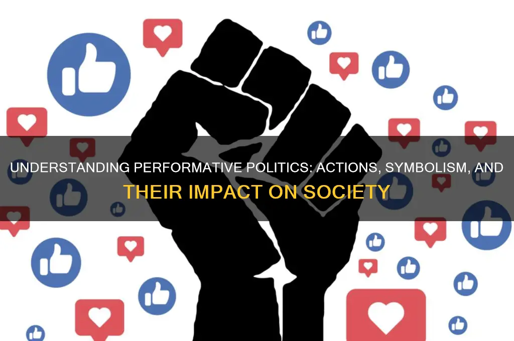 what is performative politics