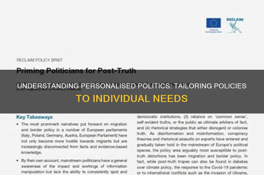 what is personalised politics