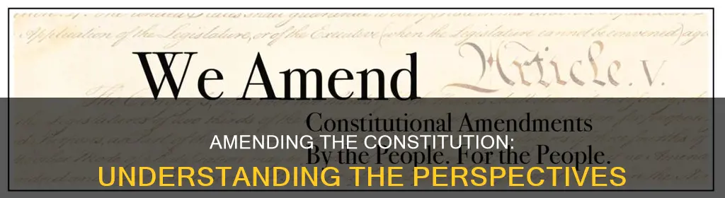what is perspus of amending constitution