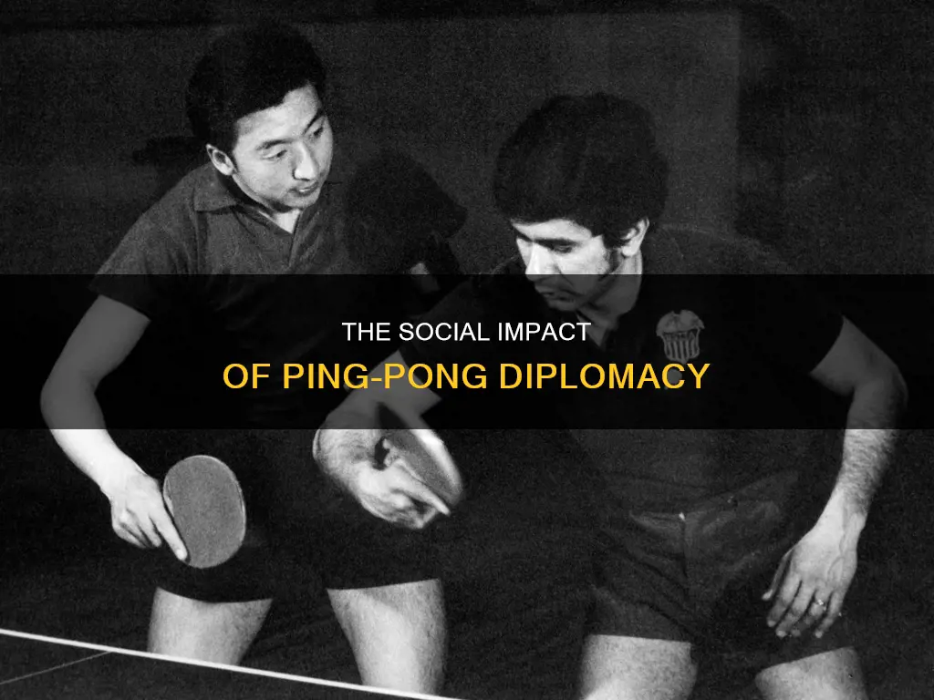 what is ping pong diplomacy social studies