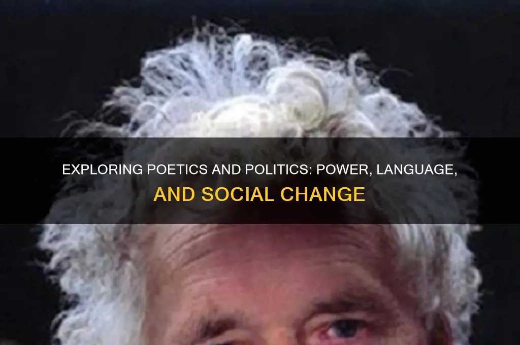 what is poetics and politics