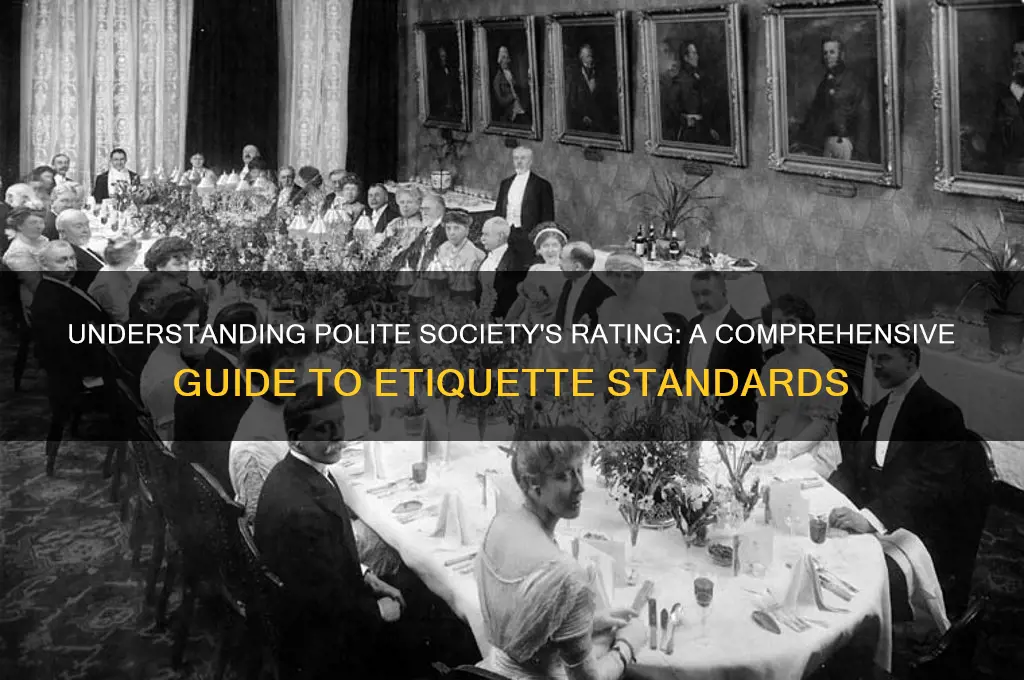 what is polite society rated