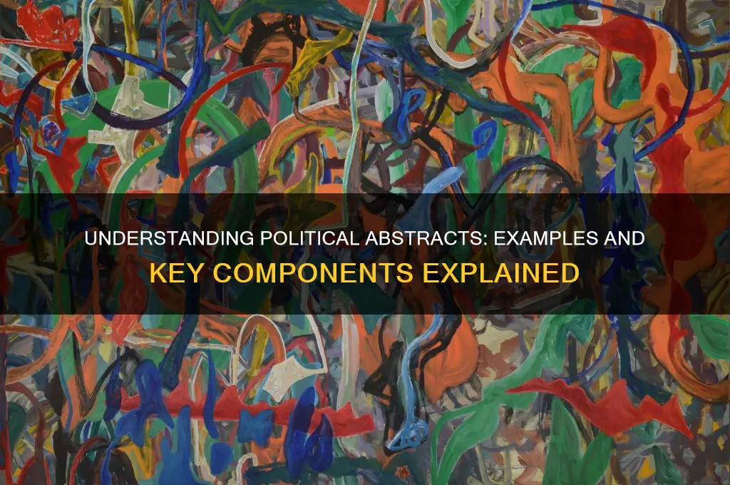 what is political abstract example