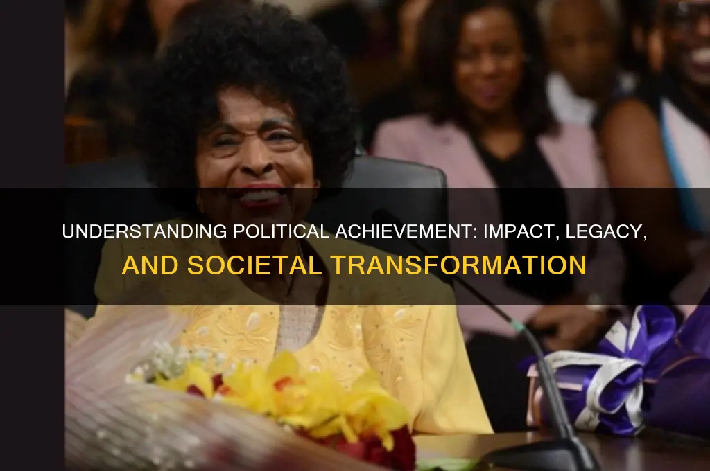 what is political achievement