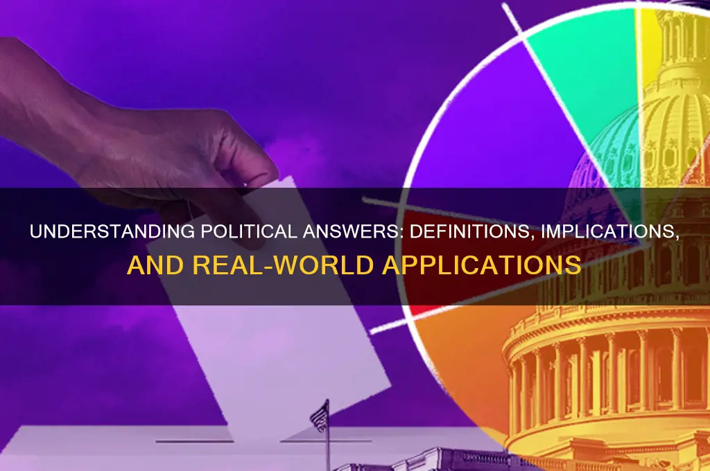 what is political answer