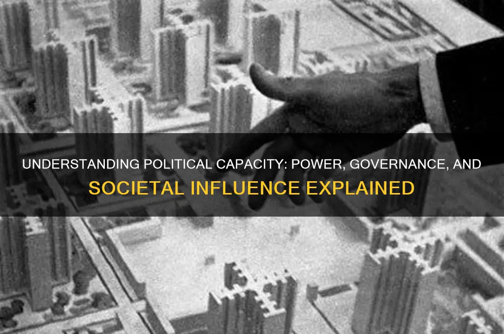 what is political capacity