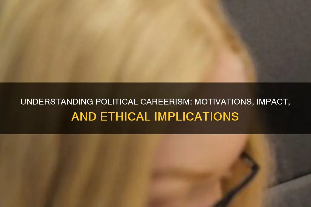 what is political careerism