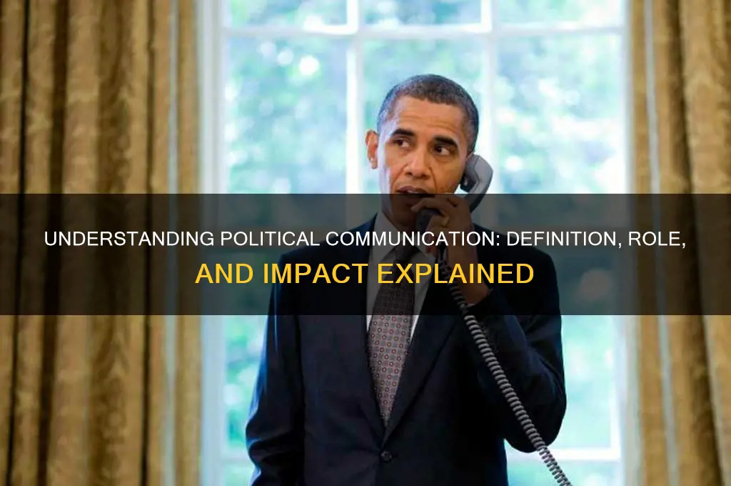what is political communication definition