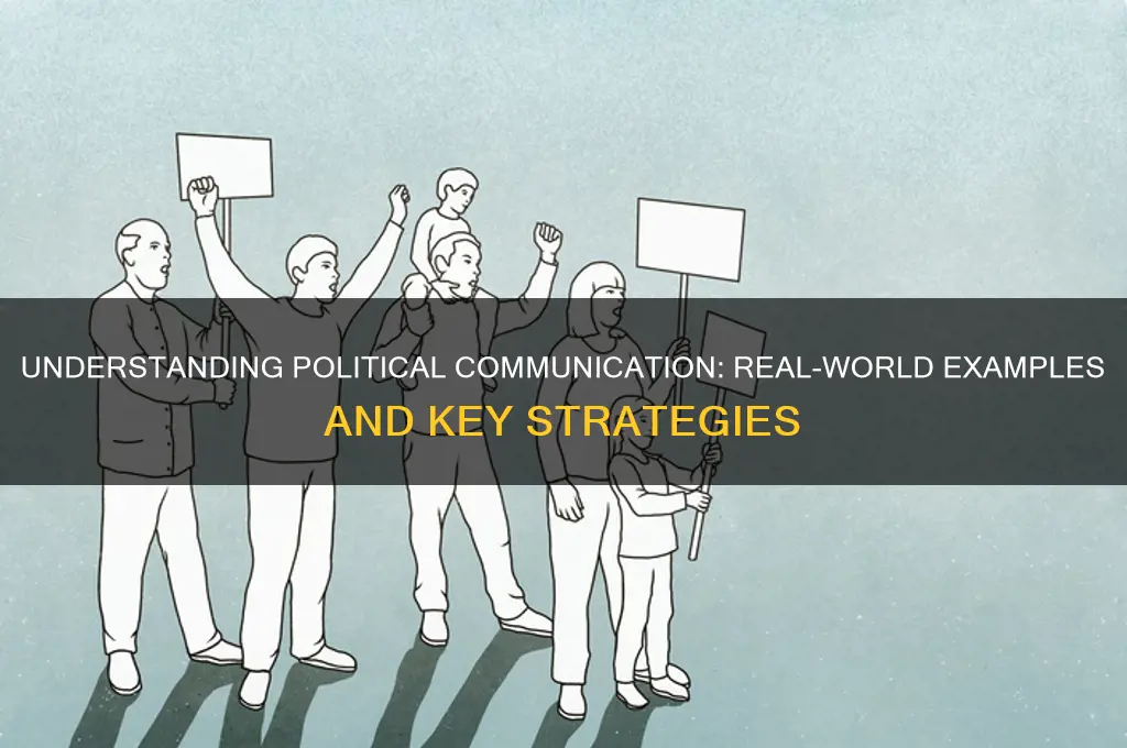 what is political communication examples