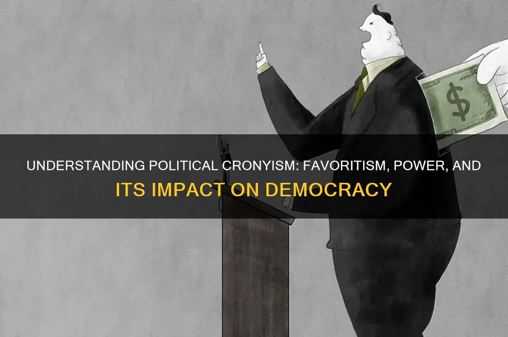 what is political cronyism