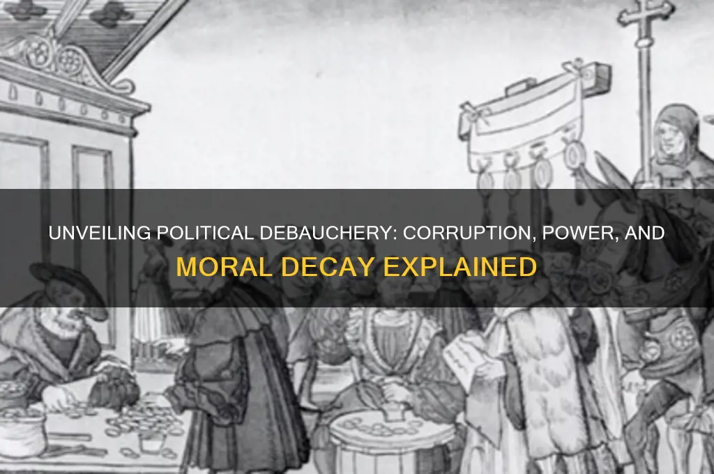 what is political debauchery
