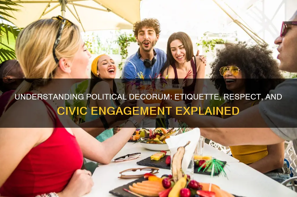 what is political decorum