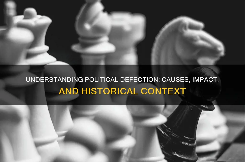 what is political defection