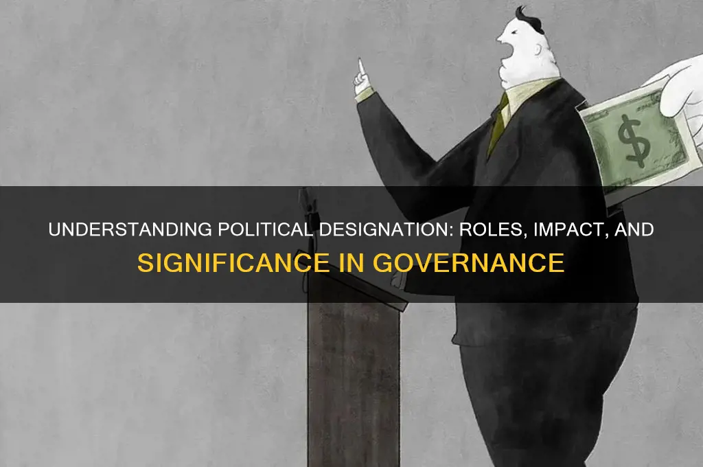 what is political designation