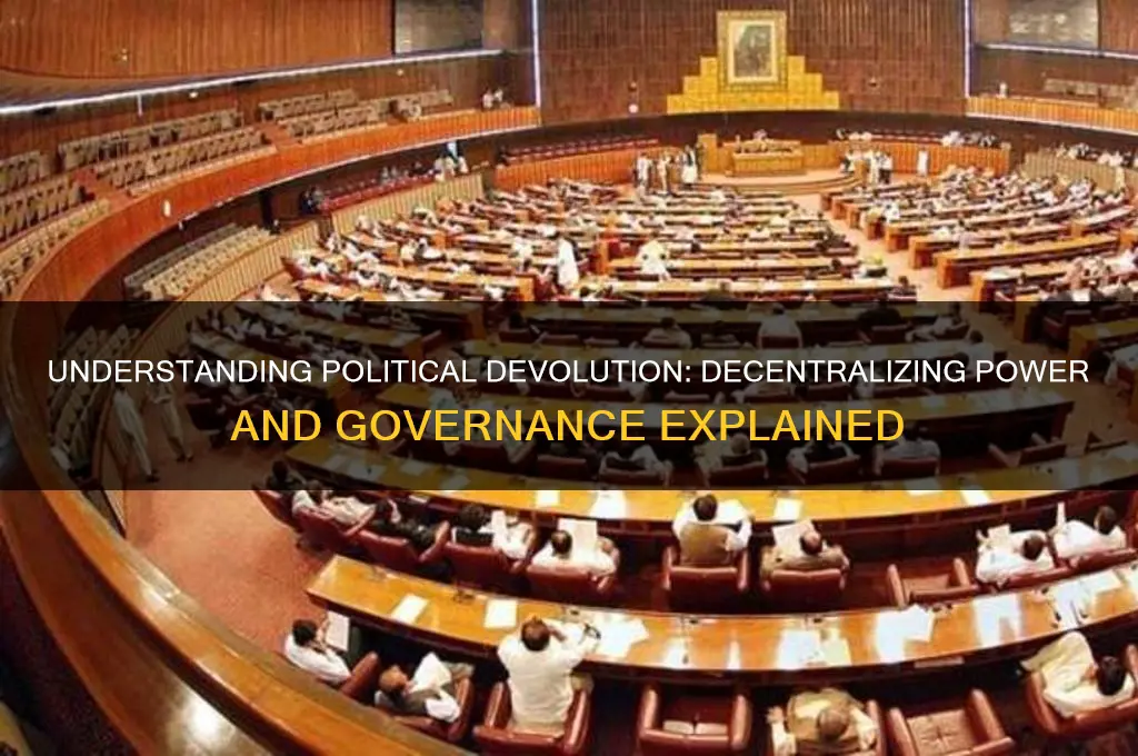 what is political devolution