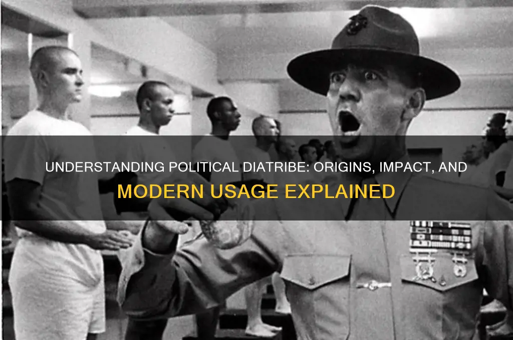 what is political diatribe