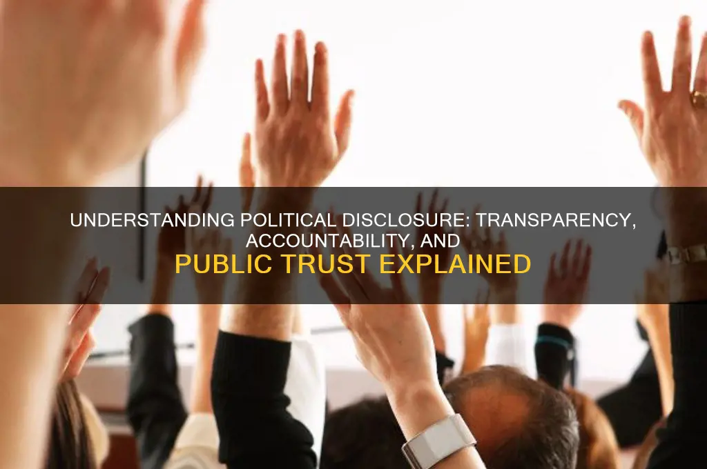 what is political disclosure